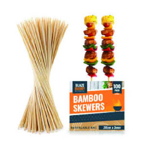 100 BAMBOO SKEWERS
