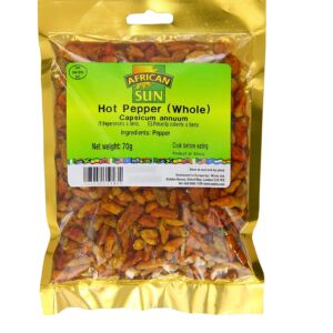 AS WHOLE HOT PEPPER 70G