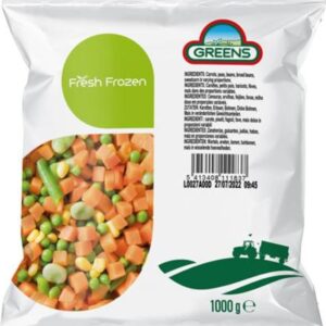 GREENS MIXED VEGETABLES 1KG