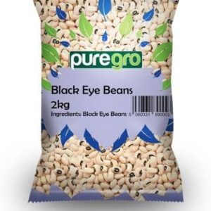 PUREGRO BLACK EYE BEANS 2KG