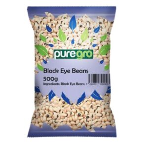 PUREGRO BLACK EYE BEANS 500G