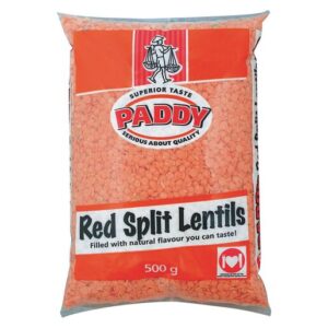 RED SPLIT LENTILS 500G