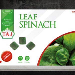 TAJ CHOPPED SPINACH 450G