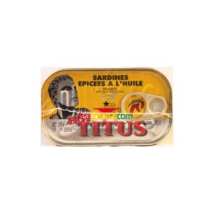 TITUS SARDIN VEG OIL 3X125G