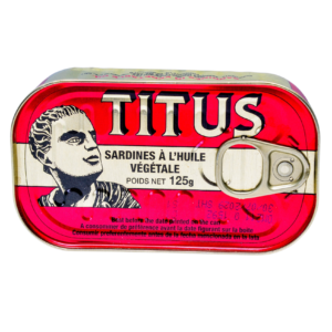 Titus Sardines In Vegetable Oil 125G